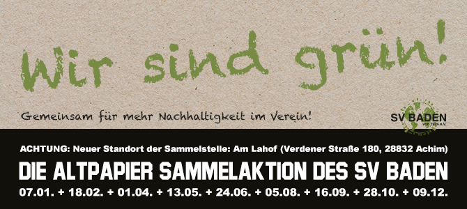 Altpapier Sammelaktion 2023