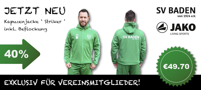 Die neue SVB-Kapuzenjacke