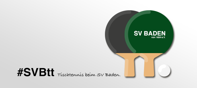 Tischtennis beim SV Baden